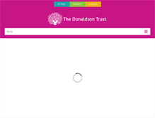 Tablet Screenshot of donaldsons.org.uk